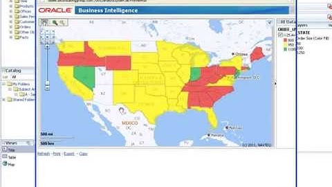Oracle OBIEE 11g  Map Exercise