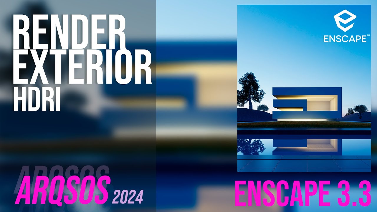 TUTORIAL RENDER EXTERIOR - ENSCAPE - YouTube