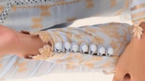 Sleeves loops button cutting stitching ideas #2022