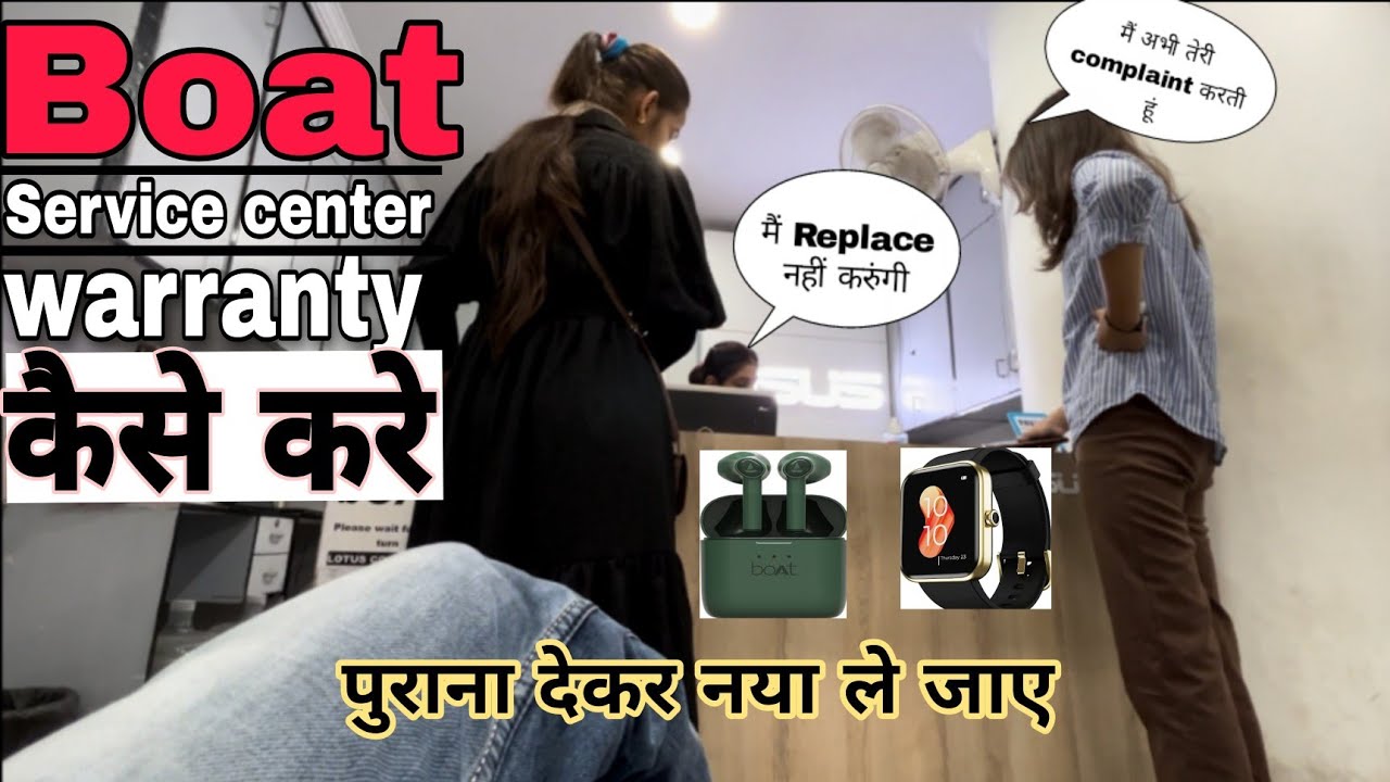 Boat warranty claim online Boat airdopes replacement from Service