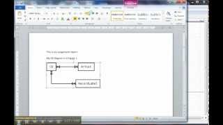ER Diagram in Dia 3 of 3: Using the diagram in Word