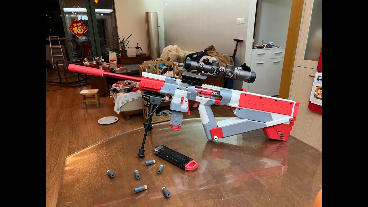 【250FPS NERF DMR】Semi-Auto SKEWER MOD : Skewer-AS