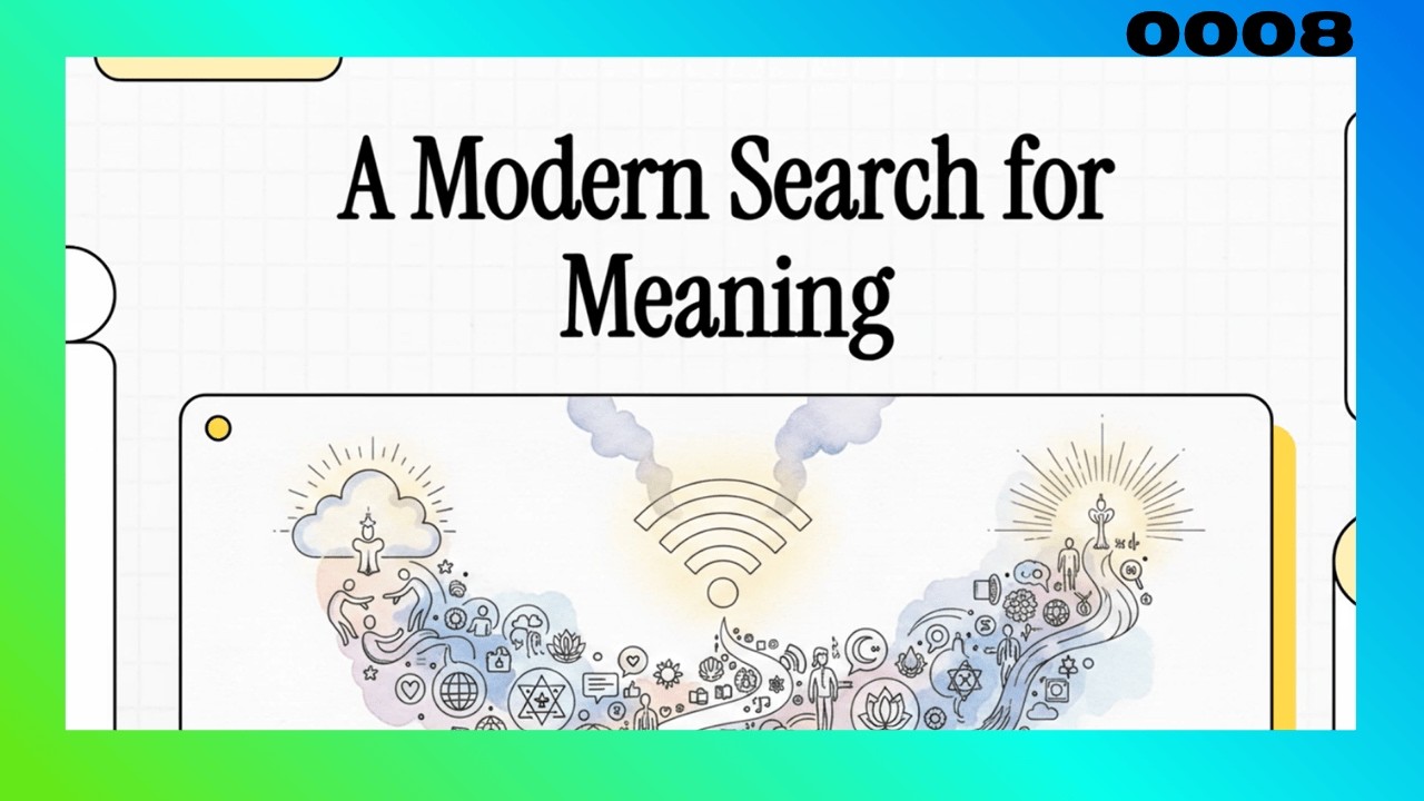 4K 0008 A Modern Search for Meaning — What Are We Really Looking For ...