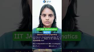 Matrix l Linear Algebra l IIT JAM Mathematics