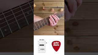 Video thumbnail of "Guitar for beginners. C#/Db Chord. #shorts"