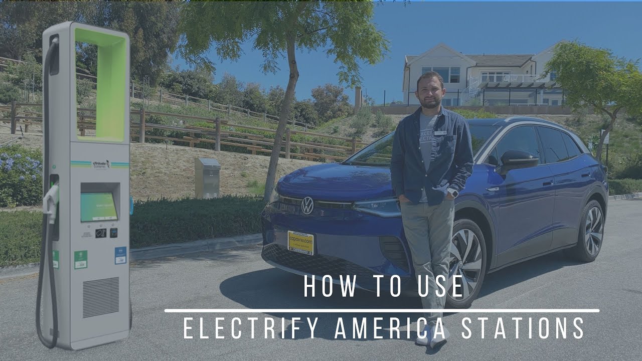 How to use an Electrify America Charging Station YouTube