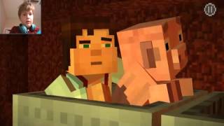 Minecraft Story Mode Minecart Ride