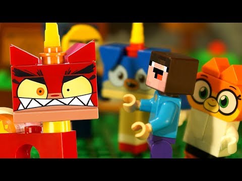 Видео: Юникитти и Лего НУБик Майнкрафт - LEGO Unikitty - Мультики LEGO Minecraft Animation