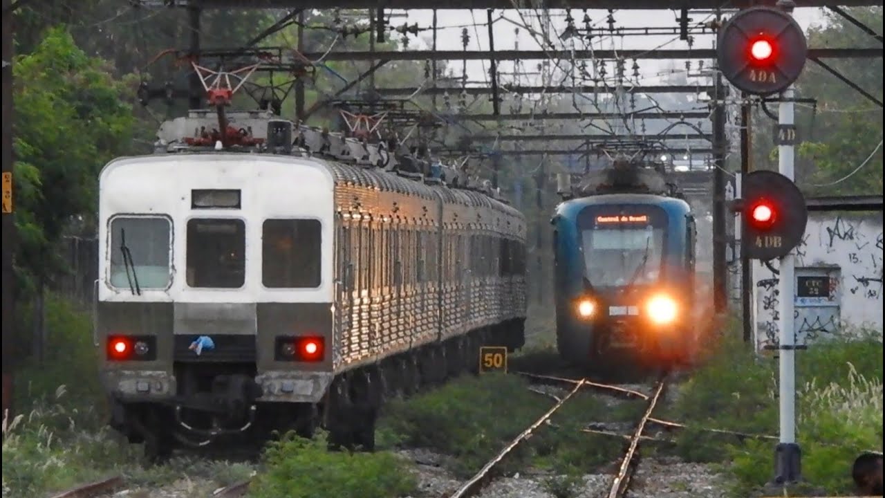 Supervia - TUE's 705/707 + 3090/3094 em Mesquita.