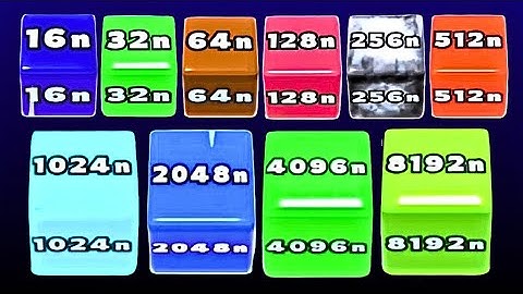 Jelly Run 2048 🍬 [16N ➜ 8192N | N Series] 💥 vs 2048 Speed Ball Run ⚡ | Challenging Max Level Game🎮