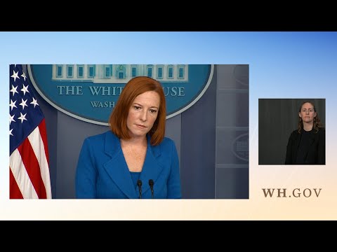 08/31/21: Press Briefing by Press Secretary Jen Psaki