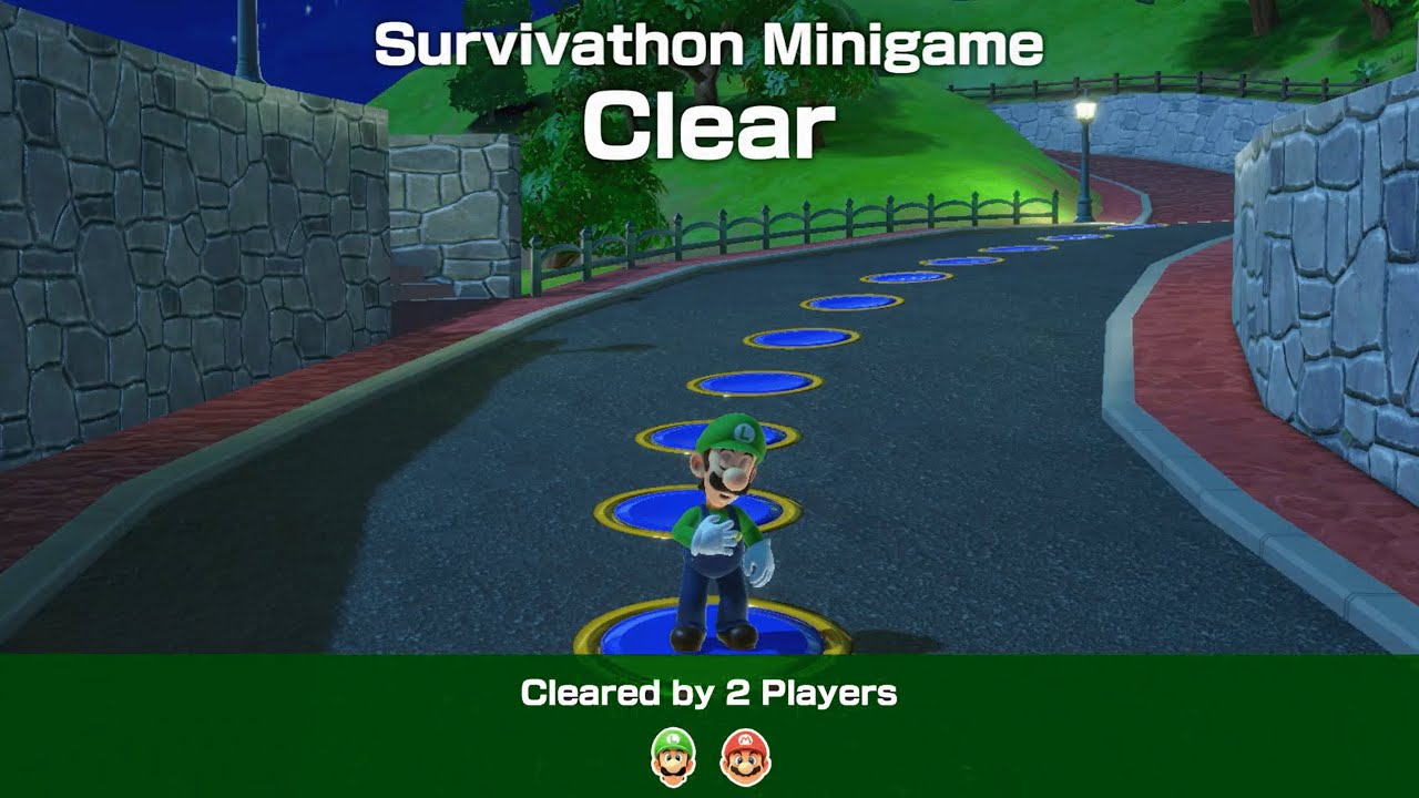 Super Mario Party Jamboree - Luigi - Koopathlon (First Place)