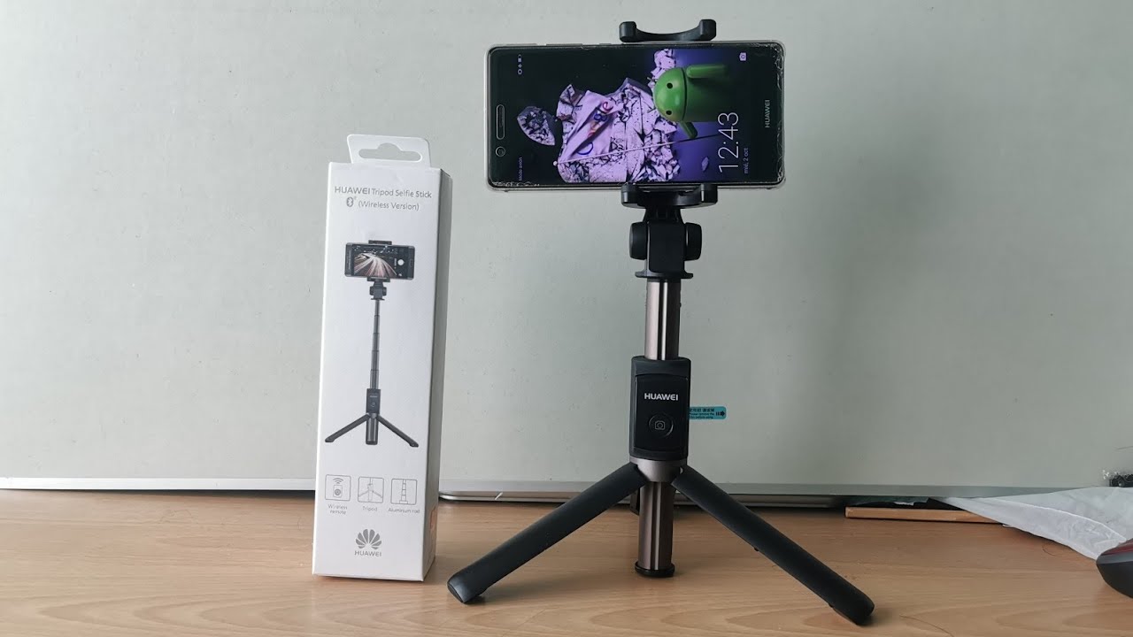 Huawei Tripie Selfie Stick AF15 Con Bluetooth Unboxing - YouTube