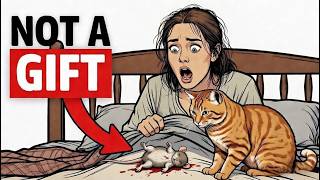 The Real Reason Your Cat Drops Dead Animals At Your Feet.