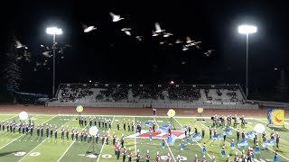 Dublin High School Irish Guard Marching Band 2021 feat. Geese Flyover