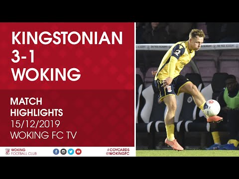 Kingstonian Woking Goals And Highlights