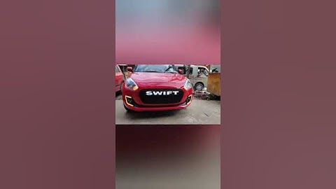 swift front grill & drl fog light cover installation