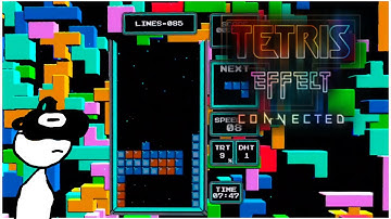 Seeing How Far I Can Get In Tetris Effect Vr Classic Attack
