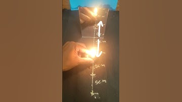 #scienceexperiment #how the image distance changes by changing object distance