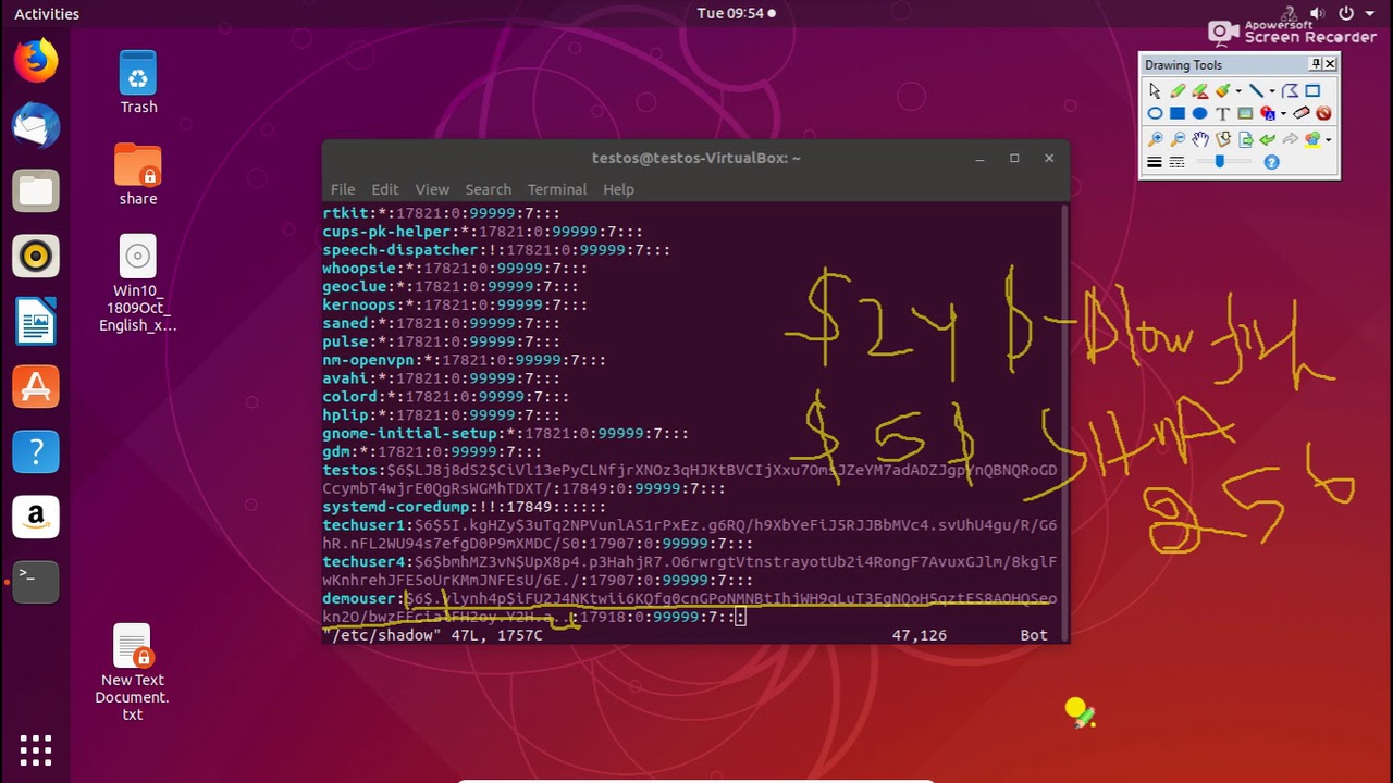 /etc/passwd file explain in linux (ubuntu 18.04 LTS) @tamil #THF_techno_in_tamil