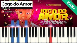 Jogo do Amor EASY - MC Bruninho| Piano Tutorial screenshot 3