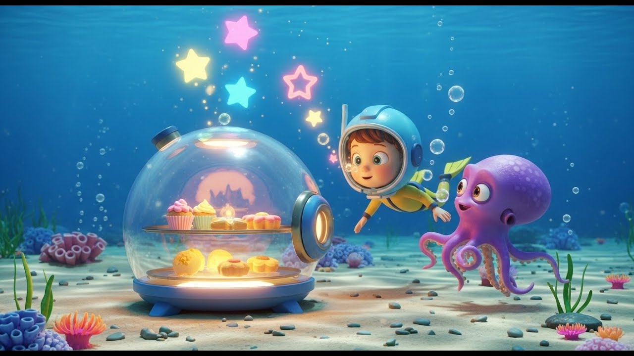 El Pulpo Que Abrió una Panadería | Mejores Rimas Infantiles y Canciones ...