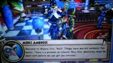 Wizard 101 part 2 the Hero is doing the stupid tutorial