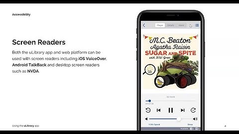 Ulverscroft U App Accessibility Features with RNIB | Libraries Connected Webinars | 2025