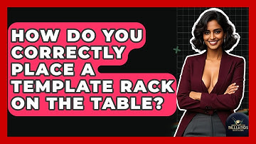How Do You Correctly Place A Template Rack On The Table? - Billiards Hustlers