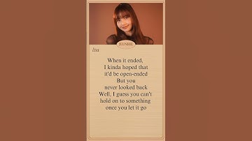 Thumbnail of LISA DREAM LYRICS #lisa #dream #lisadream #lloud #alterego