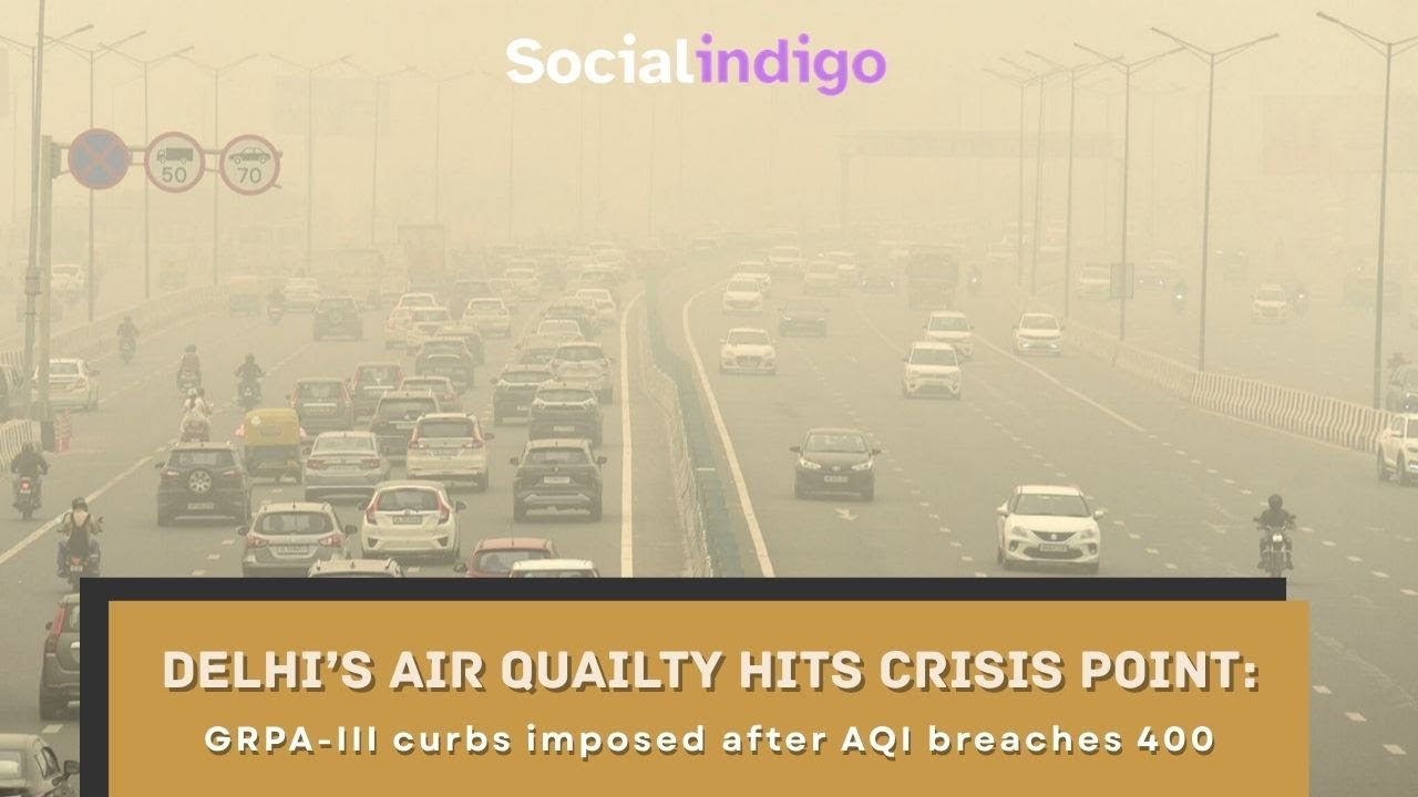 Delhi Air Quality Crisis: AQI Crosses 400, GRAP-III Restrictions Imposed | Delhi Pollution