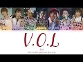 AAA - V.O.L (Color Coded Lyrics Kan/Rom/Eng)