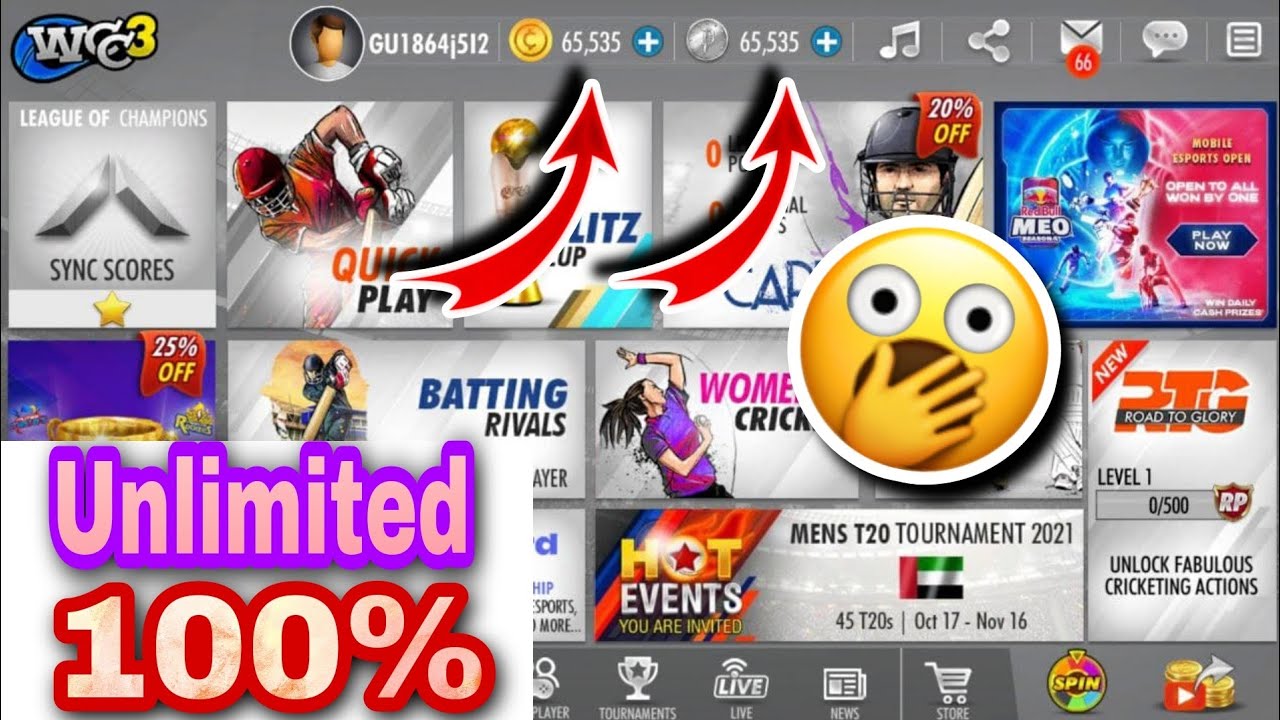 How to get unlimited platinum coin in world cricket championship 3 || wcc3 unlimited coins hack 2023