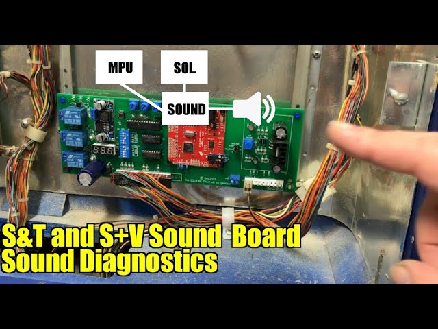 【pinky】FUNCTIONAL SOUND Replacement Squawk & Talk / Sounds+ Vocalizer Pinball Sound Board