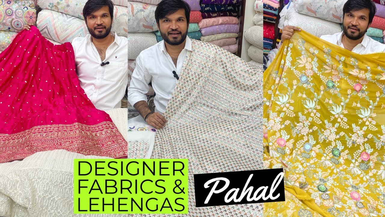 Mesmerising Designer Fabrics, Customised Lehengas in Silk & Chikankari ...