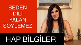 BEDEN DİLİ ANALİZİ İÇİN HAP BİLGİLER