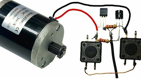 Dc motor speed controller forward reverse