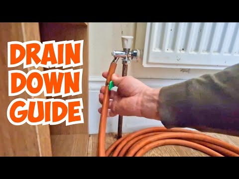 How To Drain Central Heating System (Combi Boiler & Gravity)
