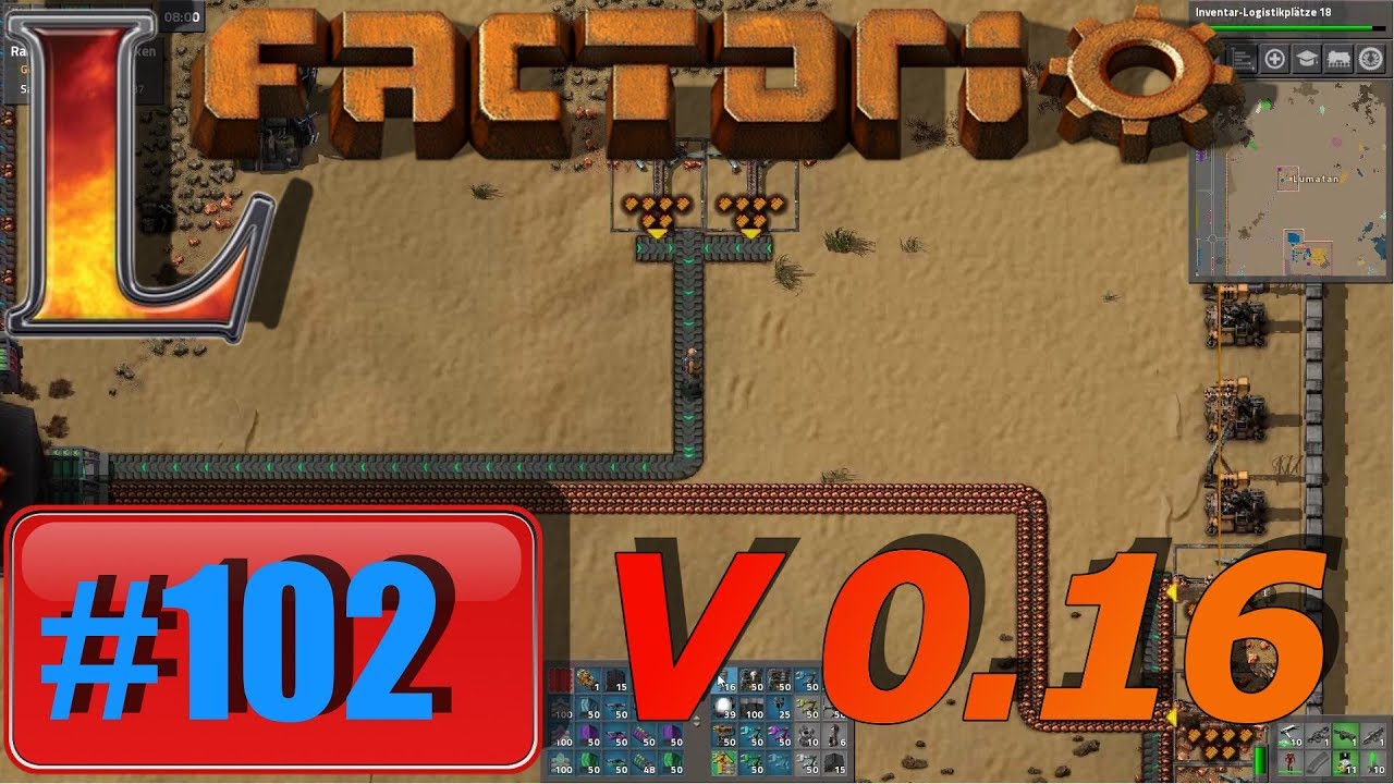 Factorio V 0.16 #102 | Kein Kupfer mehr | Let`s Play Deutsch Modpack ...