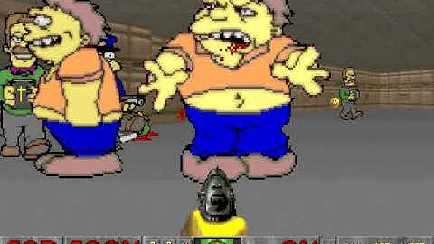 Doom II Simpsons Mod | cplfreeman First Person Zombies Custom Map