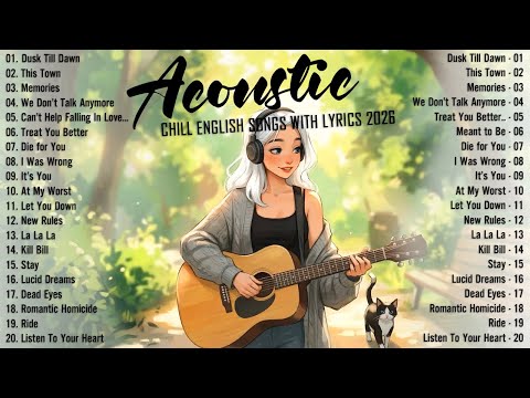 Best Acoustic Songs 2026 💝 Top English Acoustic Music 2026 New Songs Cover to Start Your Good Day