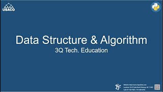 3Q - Python - Basic Data Structure & Algorithm - Tree