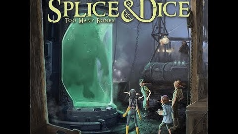 Too Many Bones Board Game - Splice and Dice - Unboxing - 4k