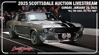 Sunday All the cars, All the time Auction Livestream Replay - JAN 26, 2025 SCOTTSDALE AUCTION