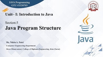 Java Program Structure | Unit-1:Introduction to JAVA | Lecture 4