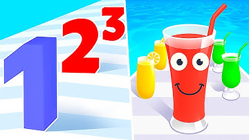 Number Master ⚔️ Juice Run - All Levels Update Gameplay Android & IOS - NEW APK!🧃⚡︎