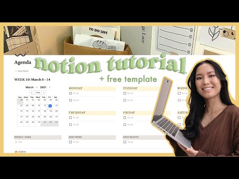 how to use notion ?? notion setup tutorial + free template!