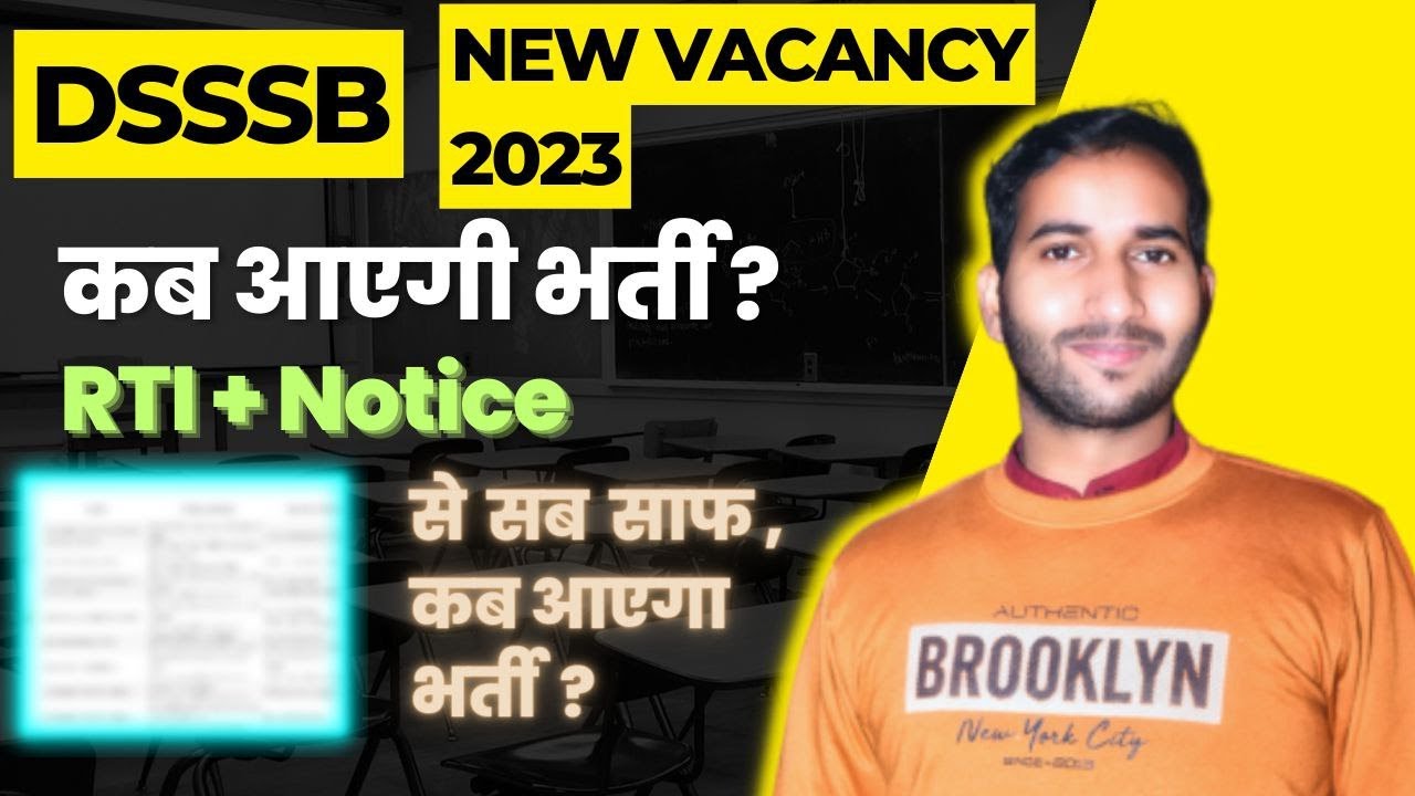 dsssb prt | dsssb prt vacancy 2023 | dsssb prt syllabus 2023
