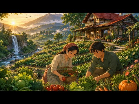 Simple Mountain Farm Life | Fresh Food, Peaceful Home & Nature 🏔️🥗#english #asmr 