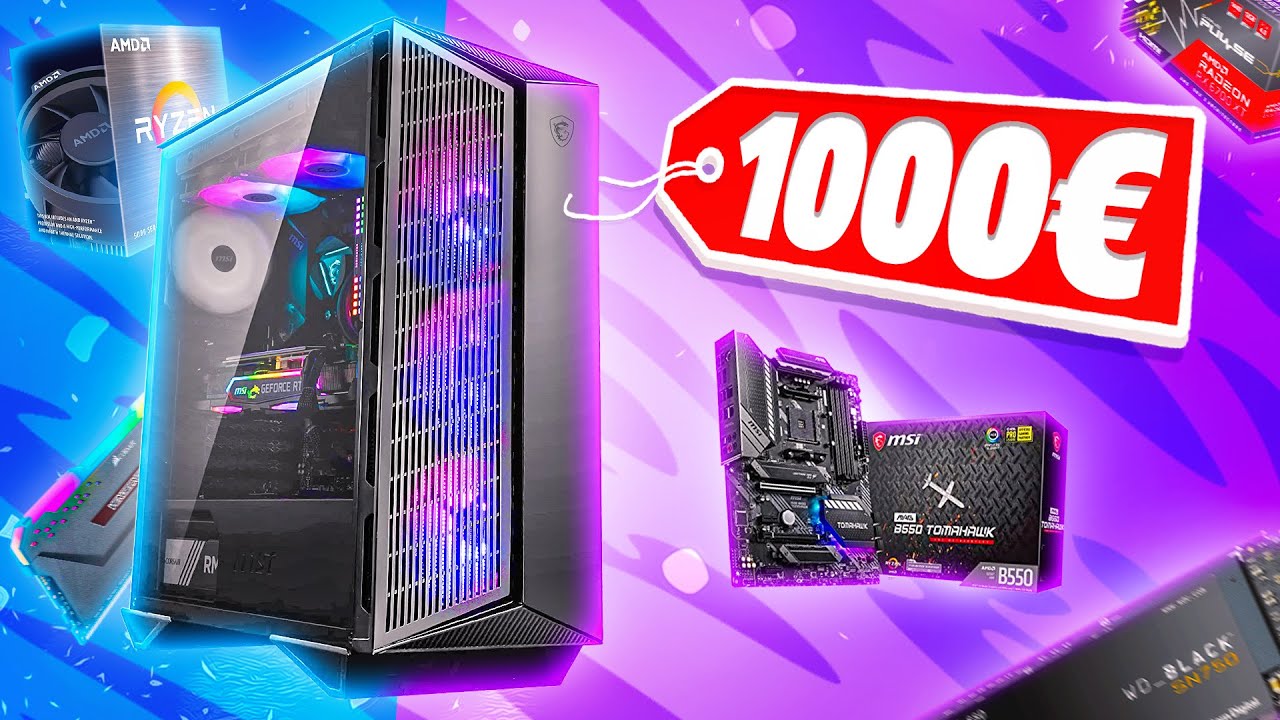 LE MEILLEUR PC GAMER à 1000€ ! (la config est incroyable) 